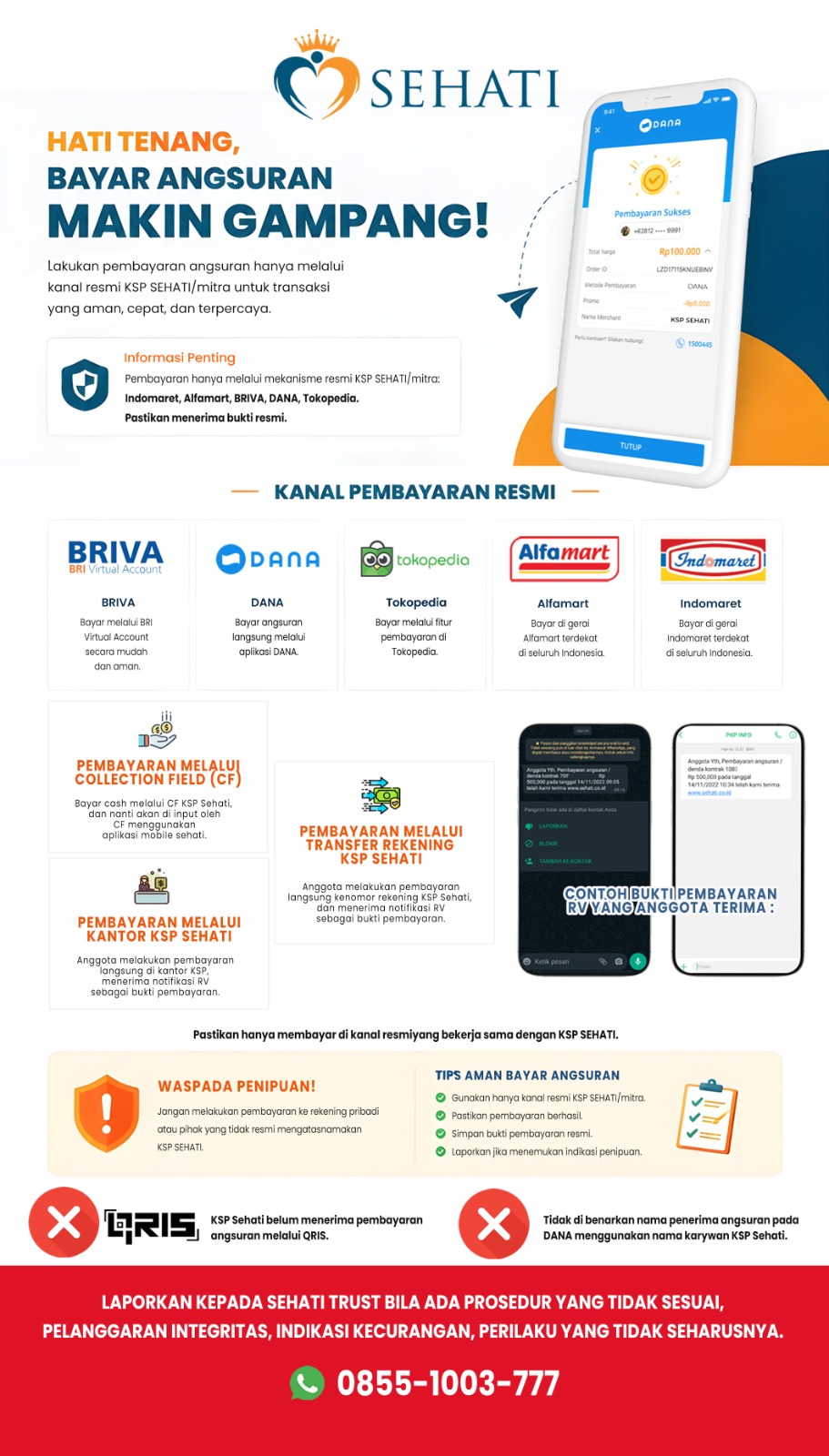 Info Layanan SEHATI - Bayar Angsuran Makin Gampang